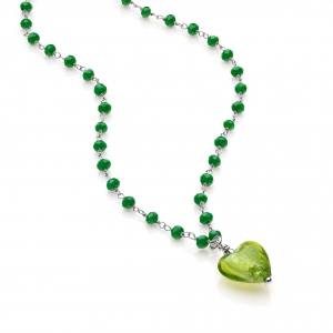 Collana in Argento con cristalli